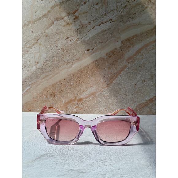 NEW Gucci GG1558SK Transparent Pink Sunglasses main image 10